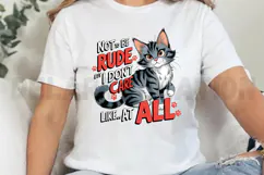 Not to be rude but i dont care like at all Sublimation PNG Product Image 3