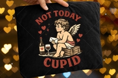 Not Today Cupid PNG, Valentine Cupid PNG,Sassy Valentine PNG Product Image 3