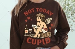 Not Today Cupid PNG, Valentine Cupid PNG,Sassy Valentine PNG Product Image 4