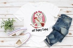 Not Today Cupid Valentine Sublimation | Cute Valentine Bunny Product Image 3