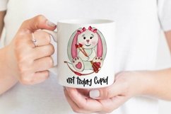 Not Today Cupid Valentine Sublimation | Cute Valentine Bunny Product Image 4