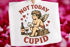 Not Today Cupid PNG, Valentine Cupid PNG,Sassy Valentine PNG Product Image 7