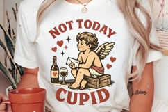 Not Today Cupid PNG, Valentine Cupid PNG,Sassy Valentine PNG Product Image 2