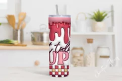 3D Inflated Not Today Cupid Tumbler Wrap PNG Product Image 2