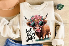 Not Today Heifer Sublimation Product Image 2