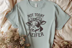 Not Today Heifer SVG PNG | Funny Sassy Cow Farmhouse Design Product Image 2