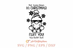 Christmas Funny svg, Not today Karen svg Product Image 1