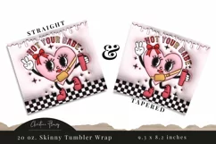 3D Inflated Boujee Not Your Babe Tumbler Wrap PNG Product Image 3