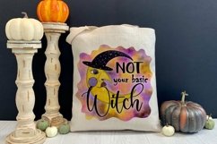 Not Your Basic Witch Print | Halloween Creepy Moon Product Image 2