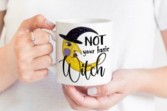 Not Your Basic Witch Print | Halloween Creepy Moon Product Image 5