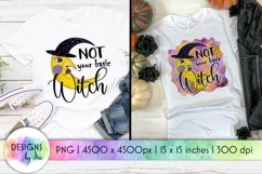 Not Your Basic Witch Print | Halloween Creepy Moon Product Image 1