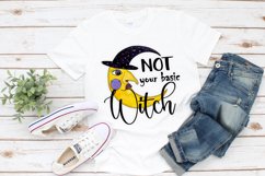 Not Your Basic Witch Print | Halloween Creepy Moon Product Image 6