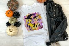 Not Your Basic Witch Print | Halloween Creepy Moon Product Image 4