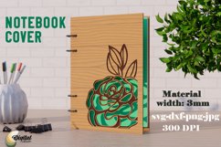 Flower Design SVG. Notebook Cover Laser Cut Product Image 1