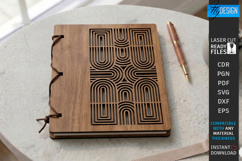 Notebook Cover Laser Cut | 3D Planner Cover | Album Cover Product Image 1
