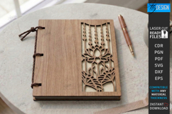 Notebook Cover Laser Cut | 3D Planner Cover | Album Cover Product Image 1