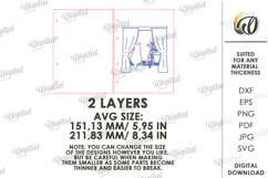 3D Notebook Cover Laser Cut. Notebook Binder SVG Product Image 2