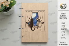 3D Notebook Covers Bundle Laser Cut. Notebook Binder SVG Product Image 2