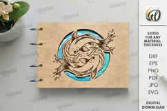 3D Notebook Covers Bundle Laser Cut. Notebook Binder SVG Product Image 13