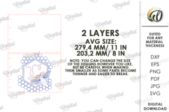 3D Notebook Covers Bundle Laser Cut. Notebook Binder SVG Product Image 5
