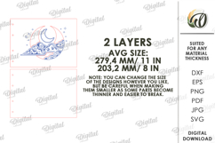 3D Notebook Cover Laser Cut. Notebook Binder SVG Product Image 2