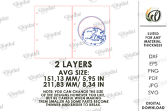 3D Notebook Cover Laser Cut. Notebook Binder SVG Product Image 2