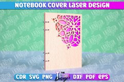 Notebook Cover Laser Cut | Notebook Laser Cut Design | CNC Product Image 1