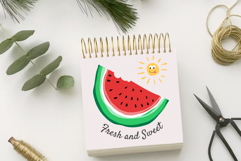 Hand drawn watermelon with text Fresh and Sweet Product Image 5