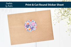 Notebook Heart Print and Cut sticker