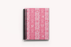 Breast Cancer Awareness Digital Paper | Pink Ribbon Pattern Product Image 7