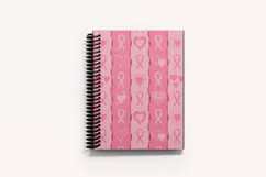 Breast Cancer Awareness Digital Paper | Pink Ribbon Pattern Product Image 7