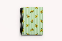 Summer Avocado Seamless Pattern | Fruit Digital Paper Product Image 6