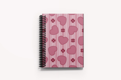 Heart &amp; Flower Seamless Pattern | Heart Digital Paper Product Image 5
