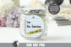 Teacher Gift Hang Tag png, Printable Gift Tag Sticker Product Image 1