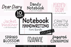 MEGA NOTEBOOK HANDWRITING FONT BUNDLE by Blush Font Co. Product Image 2
