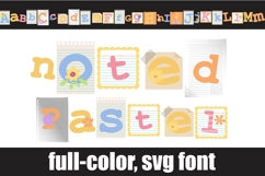 Noted Pastel Color Font Product Image 1