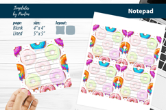 Printable Donut Shopping Notes, Shopping List Memo Pad Product Image 1