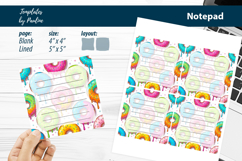 Printable Meal Prep Notes, Weekly Meal Plan Memo Pad Product Image 3