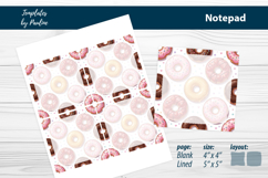 Daily Task Memo Pad Printable, Digital Donut Task Planner Product Image 4
