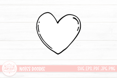 Notes Outline Clipart SVG Product Image 1