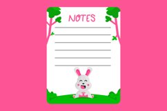 Notes paper with cute bunny design Product Image 2