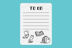 Notes paper with doodle design Product Image 2