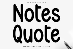 Notes Quote Product Image 1
