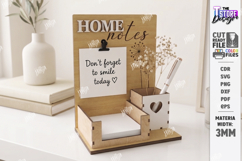 Desktop Notes Stand Holder Laser Cut Bundle | Office Decor Product Image 9
