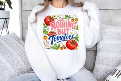 Nothing But Tomatoes Retro Summer PNG Sublimation Product Image 2