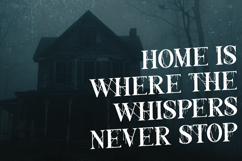 Nothing Inside | Horror Typeface Product Image 5