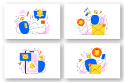 10 Notification System Illustration Product Image 2