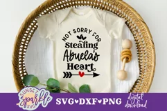 Not Sorry for Stealing Abuela's Heart SVG, DXF, PNG files Product Image 3