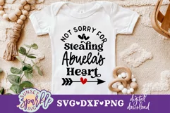 Not Sorry for Stealing Abuela's Heart SVG, DXF, PNG files Product Image 2