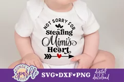 Not Sorry for Stealing Mimi's Heart SVG, DXF, PNG files Product Image 2